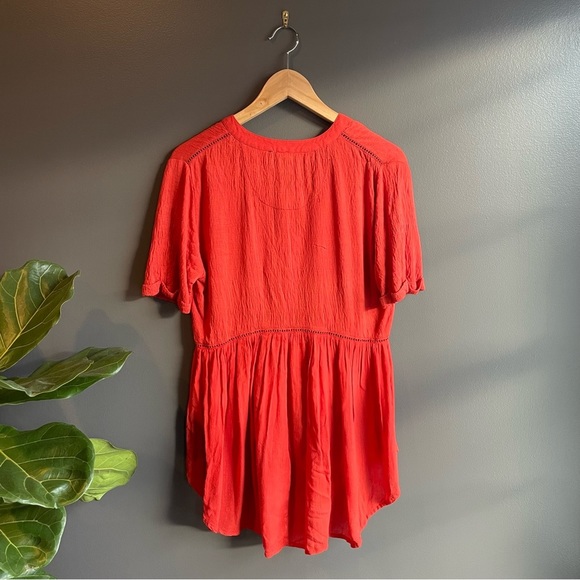 ANTHROPOLOGY Akemi & Kin Orange Blouse - Picture 2 of 3